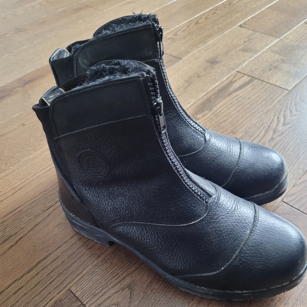 Mountain Horse winter equestrian paddock boots, sz 8